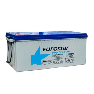 Eurostar (Euroone) 12V 200Ah VRLA DeepCycle Jel Akü