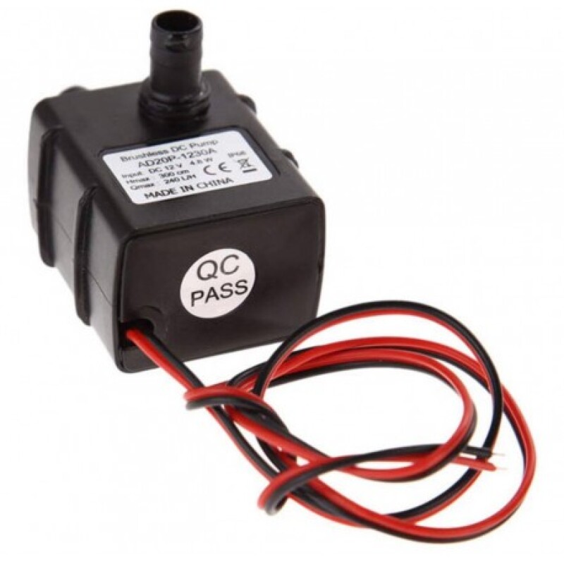 12V 3. 6W Fırçasız Soğuk su Devirdaim Pompası Dalgıç Çalışabilme
